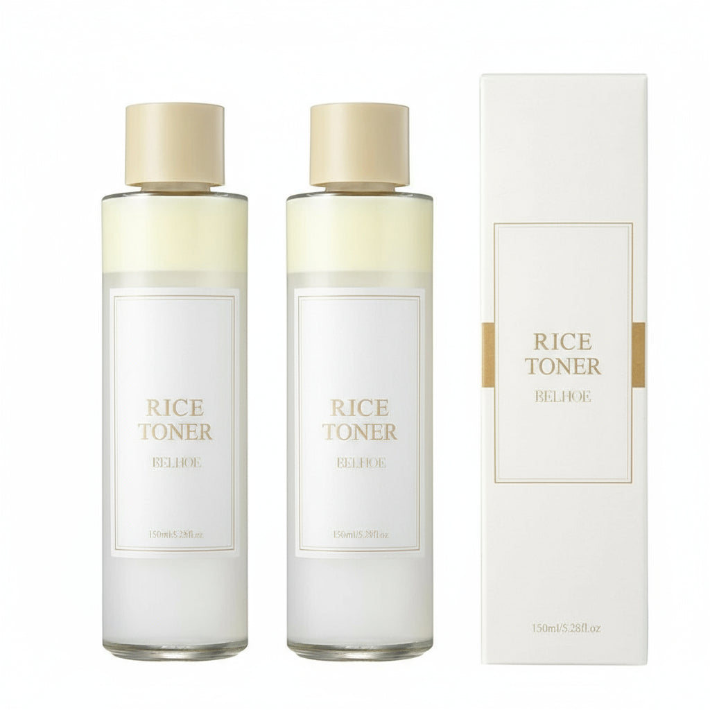 Rice Face Toner Moisturizing Water Brightening Lifting 150Ml Deep Facial Cleanser for Young Glowy Korean Skin Care